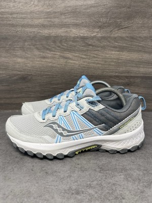 Saucony Excursion TR14 Trail Running Shoes Womens Size 9.5 Grey Blue S10584-4