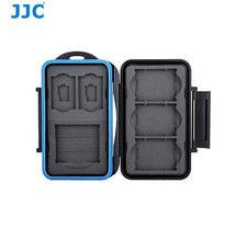 JJC MC-STCQ8 Memory Card Holder case fits 1 CF, 2 SD, 3 XQD, 2 MSD Card