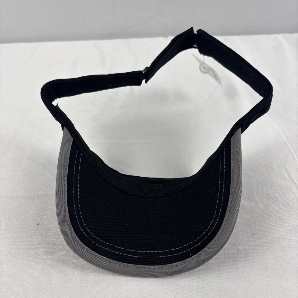 Vintage Head Tennis Athletic Visor Black Gray Embroidered NEW With Tags NOS - Image 3 of 4
