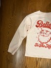 Girls Size 8 SO Christmas Graphic Print Long Cuffed Sleeves Light Pink T-Shirt — photo 6
