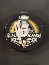 Rick Tocchet Pittsburgh Penguins Signed 2016 Stanley Cup Champions Puck