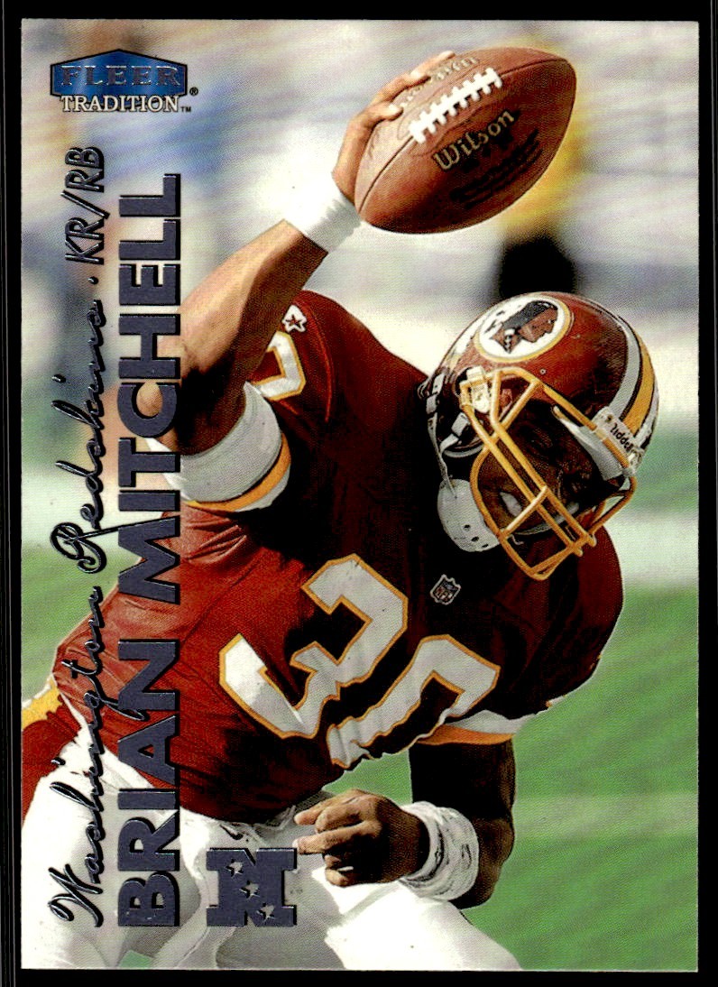1999 Fleer Tradition Brian Mitchell Washington Redskins #157