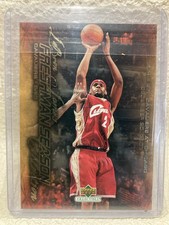 2004 Upper Deck Lebron James Freshman Season # 28 Rookie Card 4 Sharp corners. rookie card picture