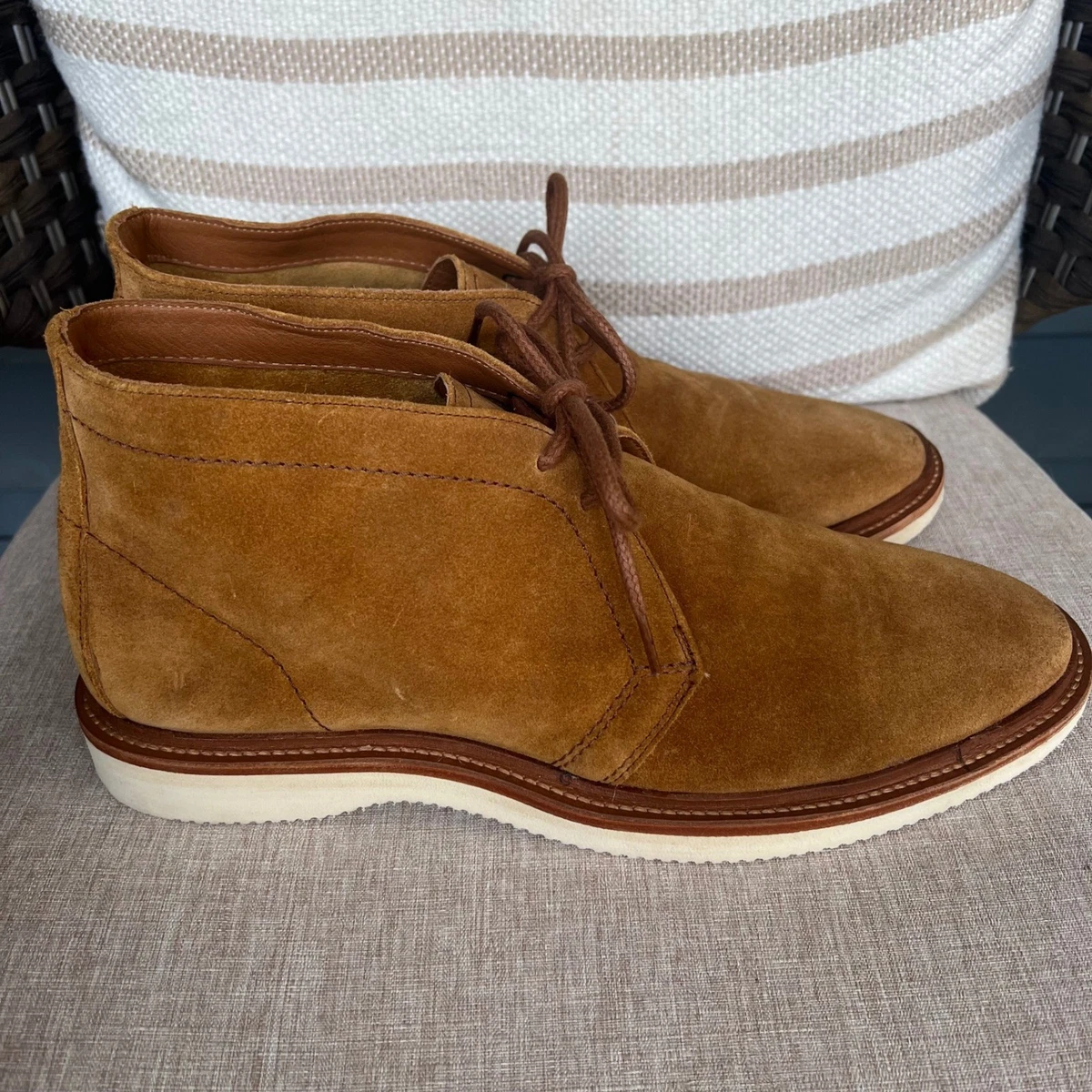 Frye Men\'s 12 Paul Weekend Chukka Boots Cognac Brown Suede 34807618ZB Americana Frye Paul Chukka Lite Boots, Driftwood - Tan | Boots | Men main image 4