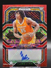 2021 Panini Prizm Draft Picks College Penmanship Yvez Pons #CP-YPO Red Scope /88