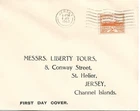 Jersey, 1943, FDC Liberty Tours cover "Sunny Jersey"