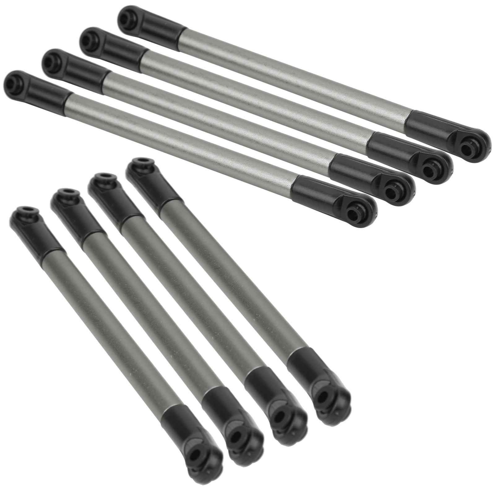 HOT 4Pair Metal Link Pull Rod 275MM Wheelbase Upgrade Components For 1/10 RC BJ