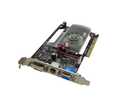 POV GeFORCE FX 5500 256MB DDR AGP GRAPHICS CARD TV-Out DVI VGA #GK11785