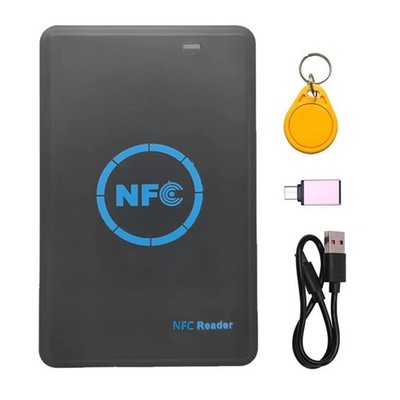 5-Band NFC  Chip Reader/Writer + 1XUID Schlüsselanhänger 125K 13,56M Kopier1052