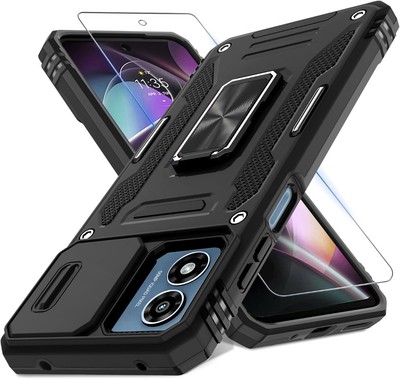 Für Motorola G15 G05 G35 G55 G85 E14 Hülle, Stoßfest Handy Cover & Displayglas