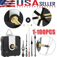 DIY Clock Parts Movement Quartz Mechanism Wall Replacement Repair Tool Hands Kit