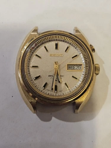 Vintage Seiko BellMatic Gold Automatic Mens Watch 4006 7004 Rare Works Estate