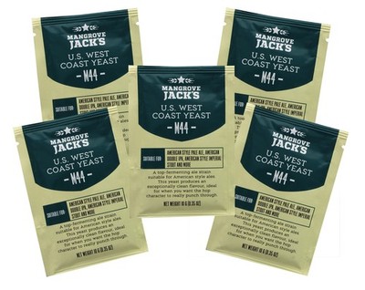 5x Mangrove Jack s Yeast M44 US West Coast Craft Series Yeast 10g