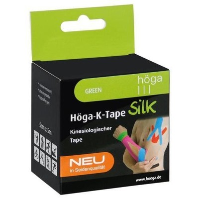 HÖGA-K-TAPE Silk 5 cmx5 m l.fr.green kinesiol.Tape 1 St