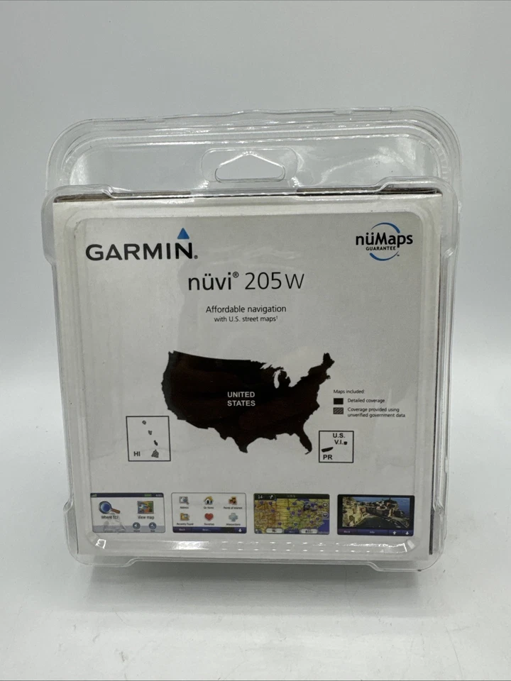 Garmin Nuvi 205W Automotive GPS Nüvi 205 Series New Sealed United States - Image 2 of 4