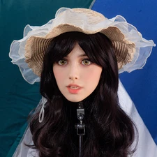 Beauty training, advanced TPE makeup practice mannequine head, with M16 mounting