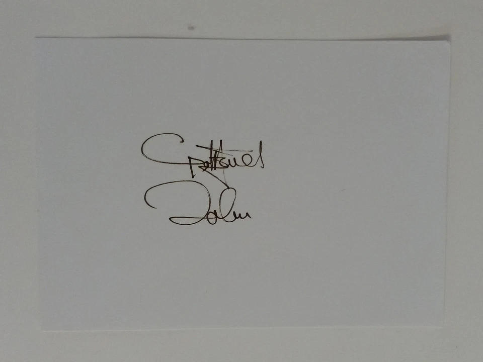 Gottfried John -  - original Autogramm - ca. 10x15cm - Schriftstück - Bild 1 von 1