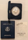 2001 W Proof American Silver Eagle w/OGP & COA 1oz .999 fine $1 Bullion Coin