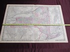 c.1860-61 Map ~ Johnson's NEW YORK STATE, pub by Johnson & Browning  VG cond. — photo 1