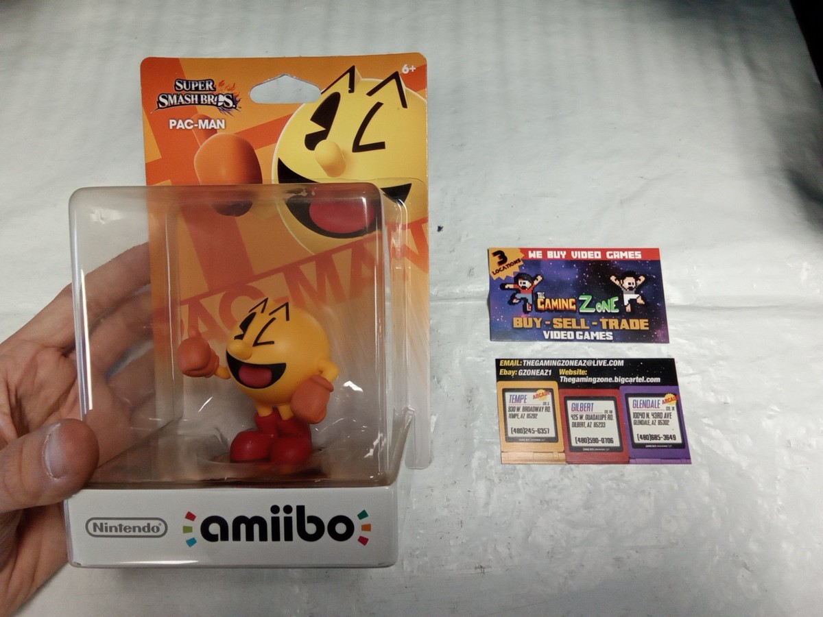 amiibo パックマン Pac-Man amiibo (Super Smash Bros Series) - Walmart.com