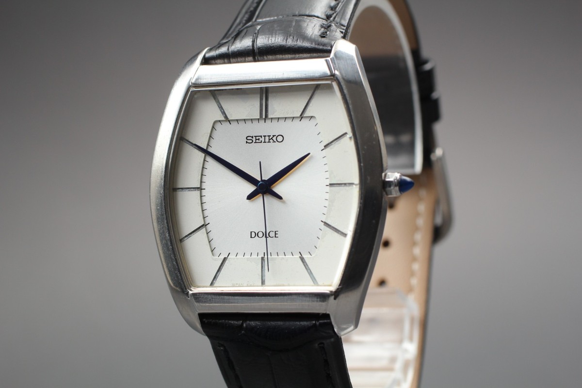EXC+5] Seiko Dolce 8J41-0AH0 White Dial Quartz 34mm Men's Watch