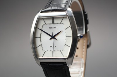 EXC+5] Seiko Dolce 8J41-0AH0 White Dial Quartz 34mm Men's Watch