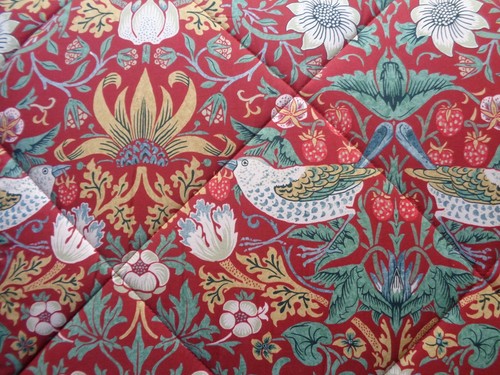 NEW WILLIAM MORRIS STRAWBERRY THIEF RED QUEEN MULTI SHAMS COMFORTER FLORAL SET - Picture 10 of 16