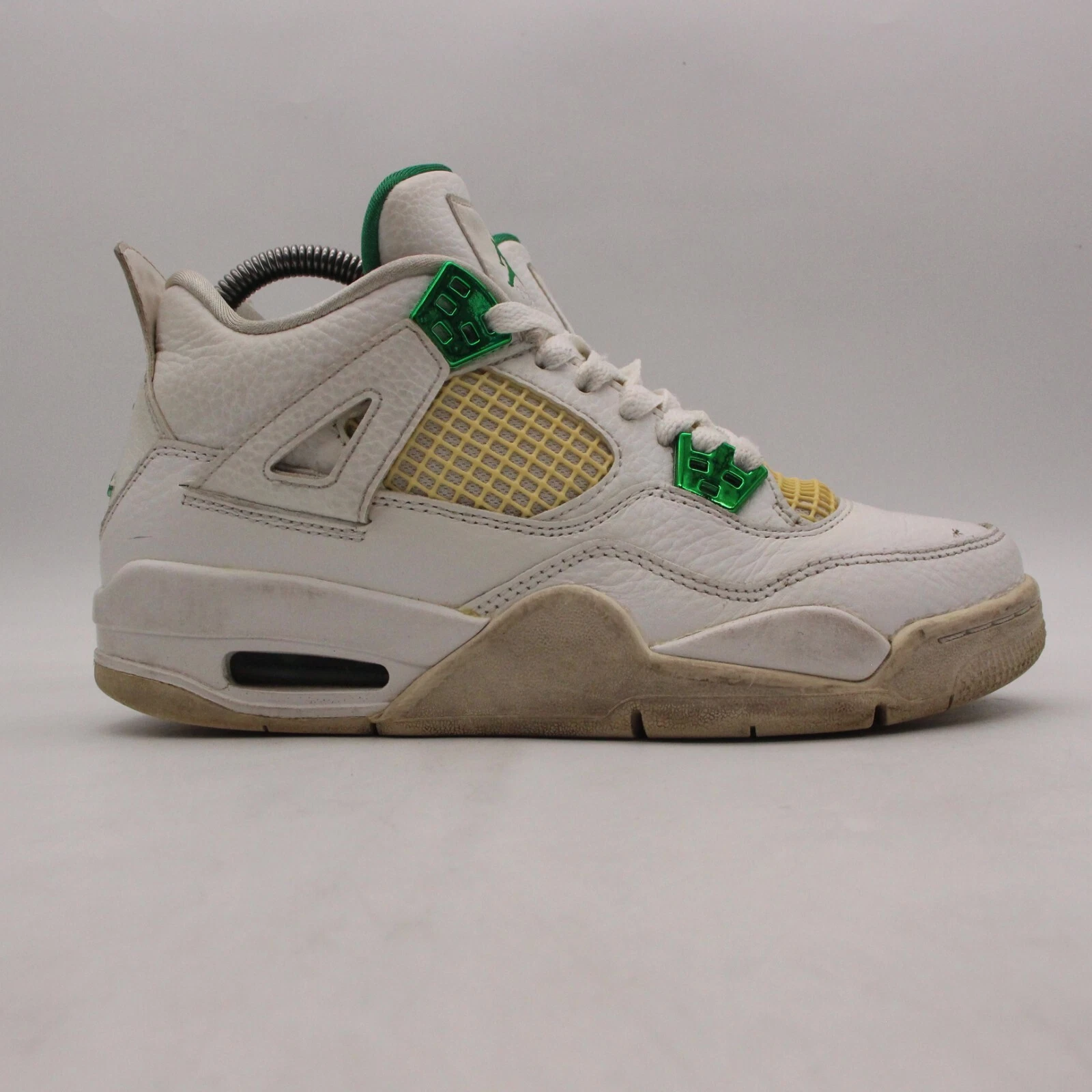 Scarpe Nike Air Jordan 4 Retro GS "Metallic Green" Youth 6 donna 7 5 408452 113