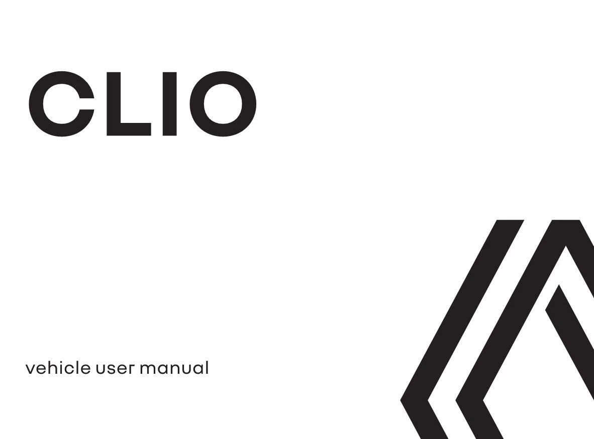 Livre D'entretien Renault Clio – Manuel Du Conducteur (Printed 2000) – État Correct