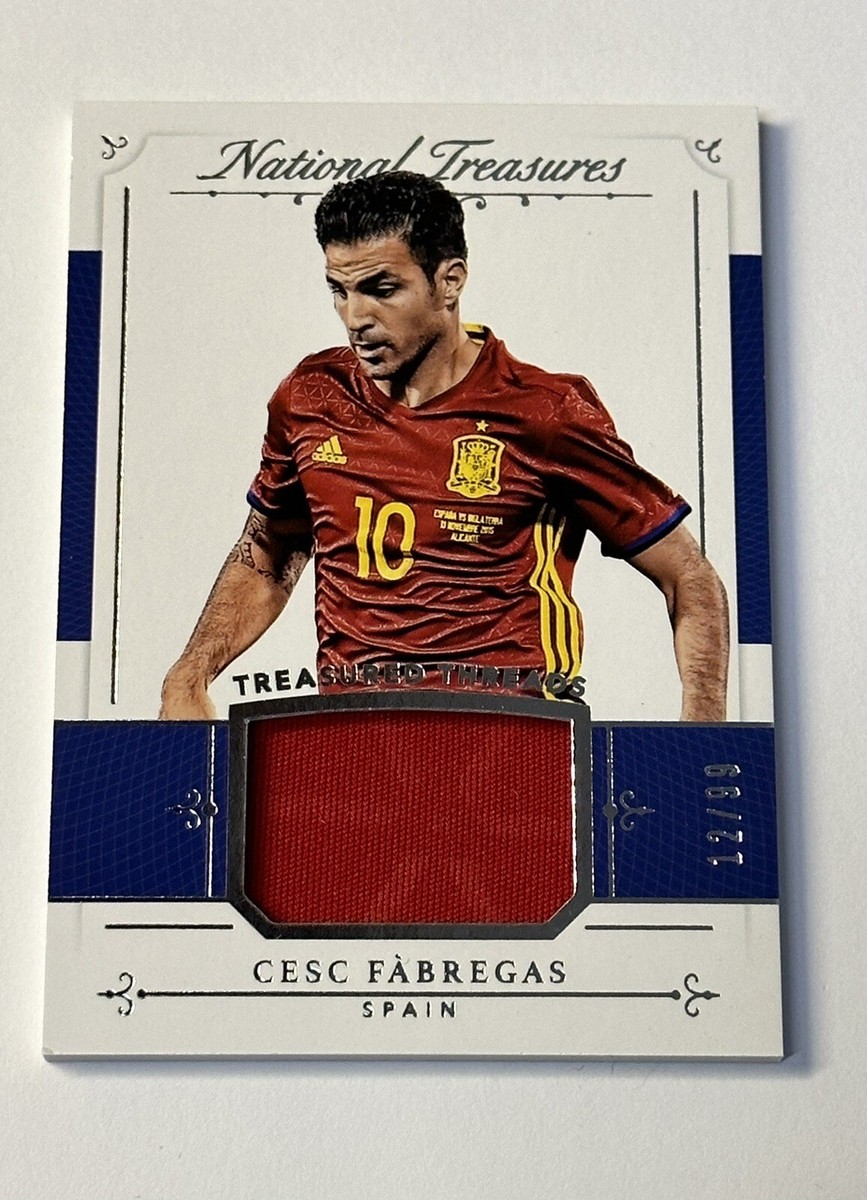 2018 Panini National Treasures Treasured Threads /99 Cesc Fabregas 
