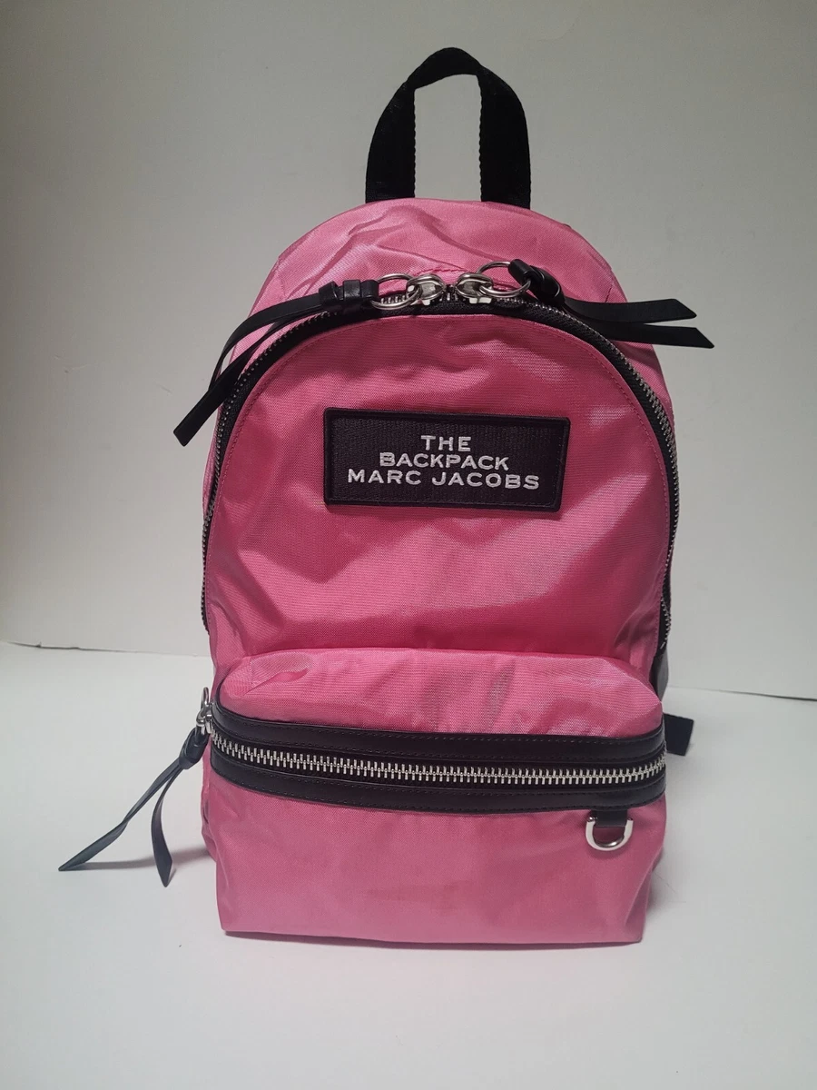 Marc Jacobs The Backpack Trixie Pink Silver And Black