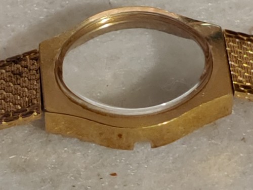 bulova VTG womens watch Band for (PO-SWISS 7200) -PARTS ONLY-goldtone as shown - Picture 4 of 16