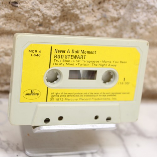 Rod Stewart Never a Dull Moment Cassette Tape ONLY - Picture 3 of 3