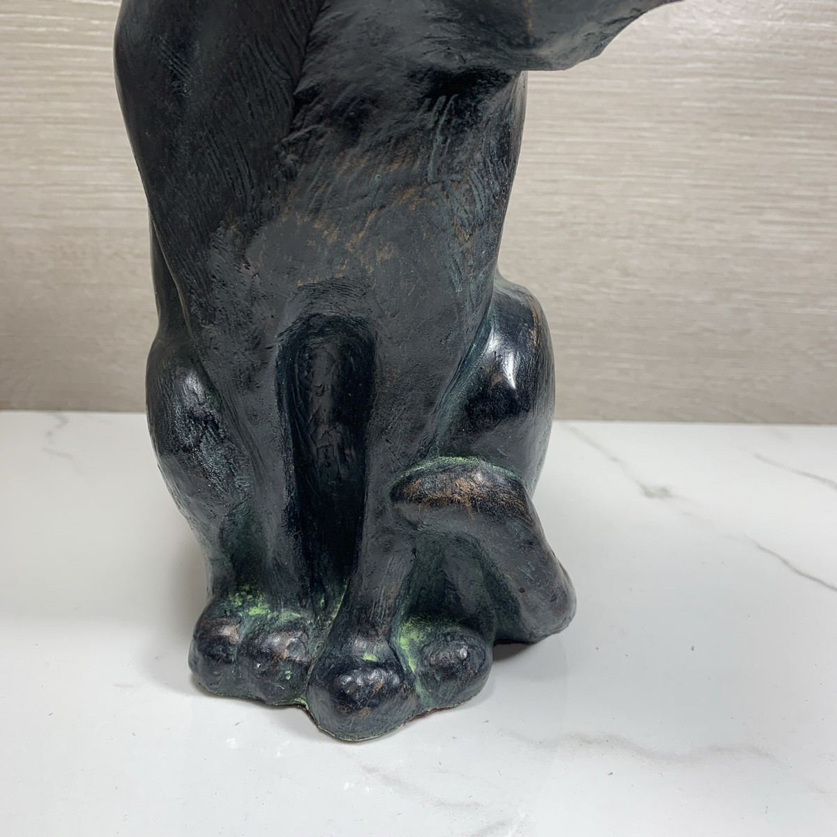 VINTAGE AUSTIN PRODUCTIONS 1978 CAT SCULPTURE BY KLARA SEVER