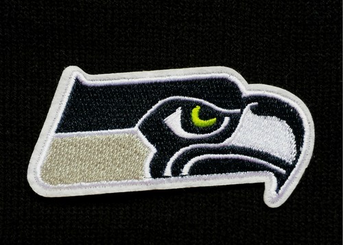 Seattle Seahawks Super Bowl NFL Football Fully Embroidered Iron on Patch - Picture 2 of 2