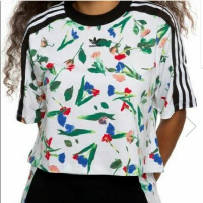 Tシャツ・カットソー ADIDAS Ribbon Cut-Out Cropped Top 5FT2094 ADIDAS Ribbon Cut-Out Cropped Top 5FT2094 (adidas/Tシャツ