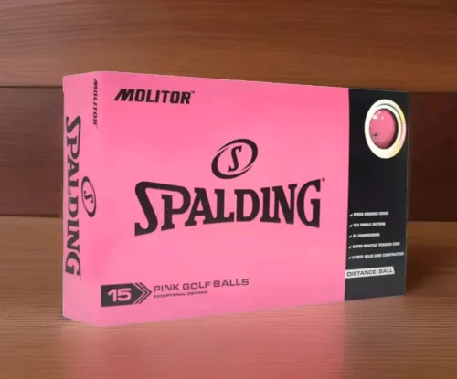 30 New Spalding Molitor Pink Golf Balls (2 - Brand New 15 Packs)