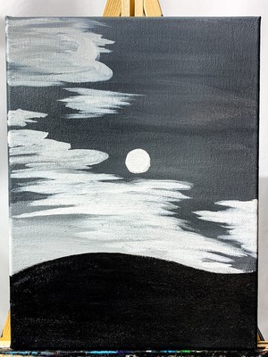 acrylic painting on canvas 12x9 â€œShadowsâ€  !! 1 Of 1 !! | eBay