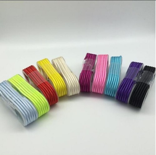 10xWholesale Bulk Joblot Nylon Braided Charging Type C Cables for Mobile PURPLE