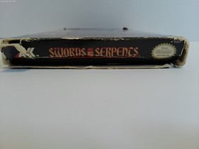 Swords & Serpents (NES) Game Cartridge, Box, Sleeve, Manual Tested