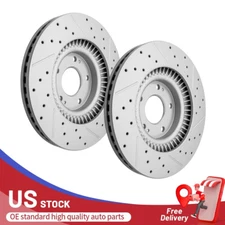 Front Disc Brake Rotors For  Kia Sorento Hyundai Santa Fe XL Santa Fe Sport V6