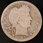 1905  BARBER QUARTER FRESH FROM AN ORIGINAL COLLECTION-LOT-6860