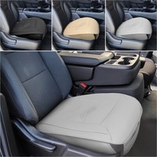 SUV Car Front Seat Chair Cushion PU Leather Soft Auto Pad Cover Protector Mat UK
