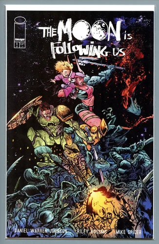 The Moon is Following Us #1 1st Print CVR B Johnson Wraparound Var 2024 NM