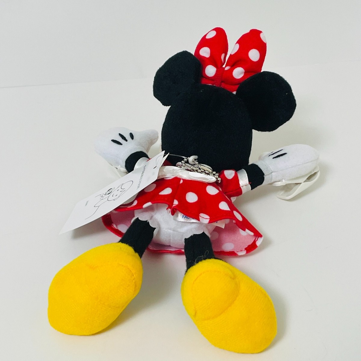Disney Minnie Mouse Plush Clip on Shoulder Stuffed Toy Tokyo