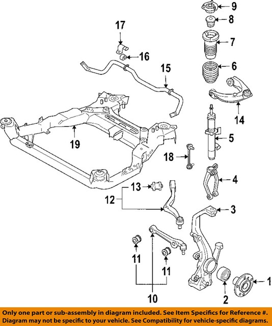 Genuine Ford AE5Z-3078-A Suspension Arm Assembly Genuine Ford AE5Z-3078-A Suspension Arm Assembly