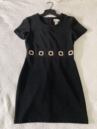 Vintage 80’s Short Dress By Scarlett with Mod Grommet Accent