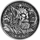 ANTIQUE Asgard ODIN 1 troy oz Fine Silver Round Mythical Cities Series IN STOCK!