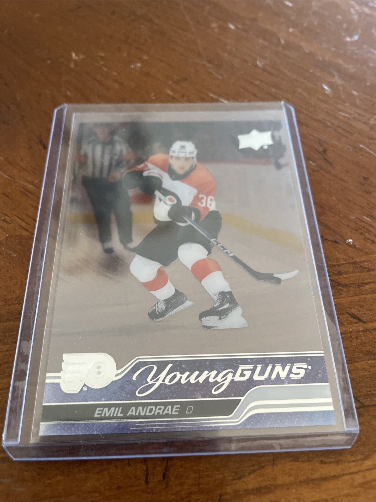 2023-24 Upper Deck Series 2 - Young Guns Clear Cut (rare) #466 Emil Andrae (RC)