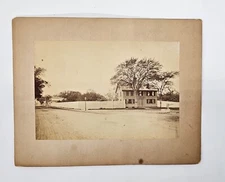 Original Photo of 5 Breed Sq Lynn MA 1870-80 Black & White 7.5” x 5.25” Barnards